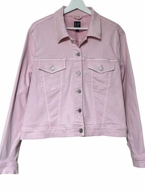 GAP Women's Light Pink Denim Jacket